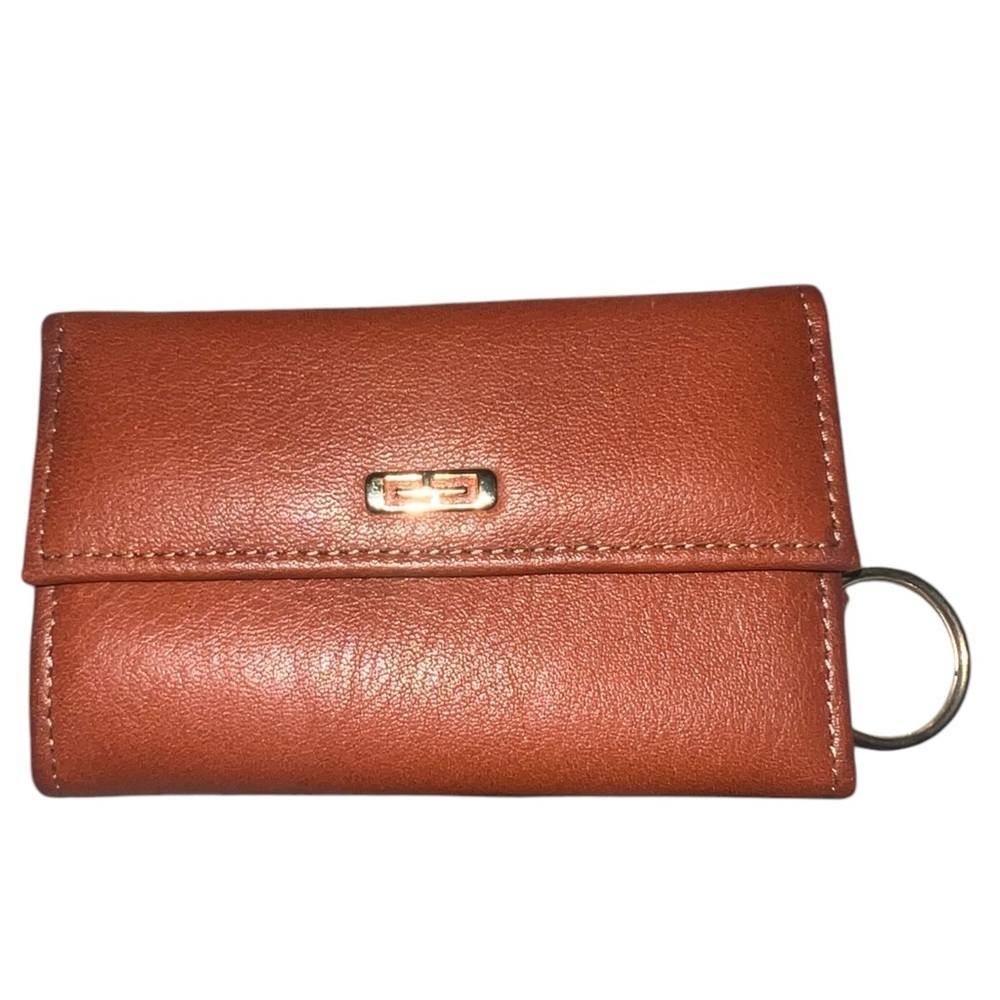 EUC Vintage Gary’s Leather Camel Tan Trifold Leather Key Holder